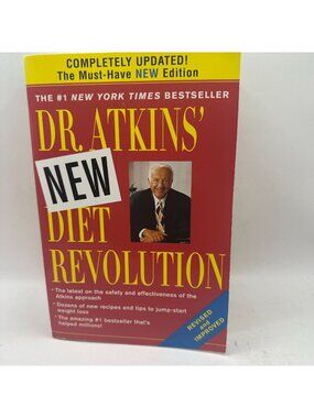 Dr. Atkins New Diet Revolution Robert C. Atkins 2002 Paperback Health & Dieting